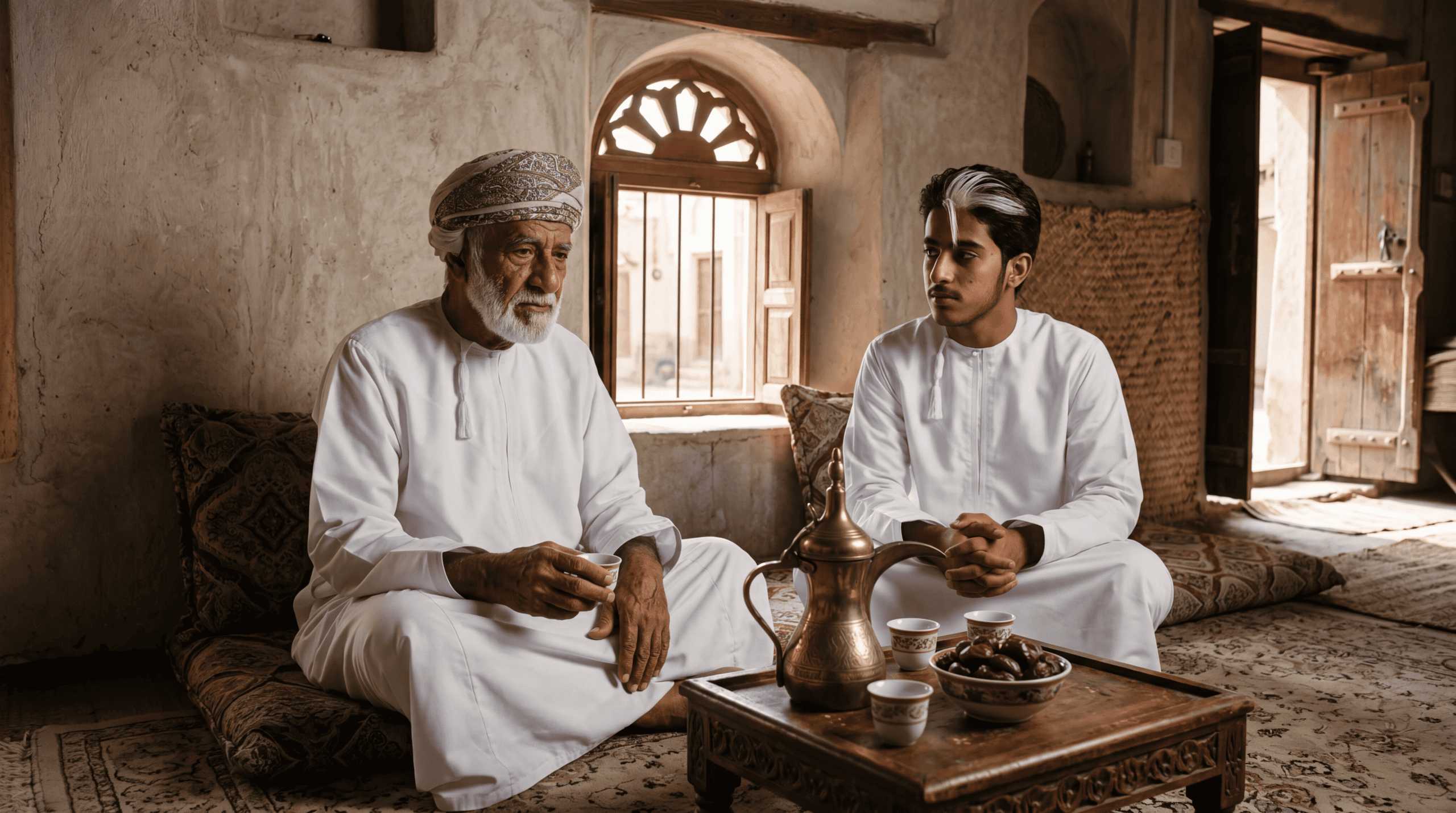 المستودع المسكون في عمان والخصلة البيضاء في النهاية
