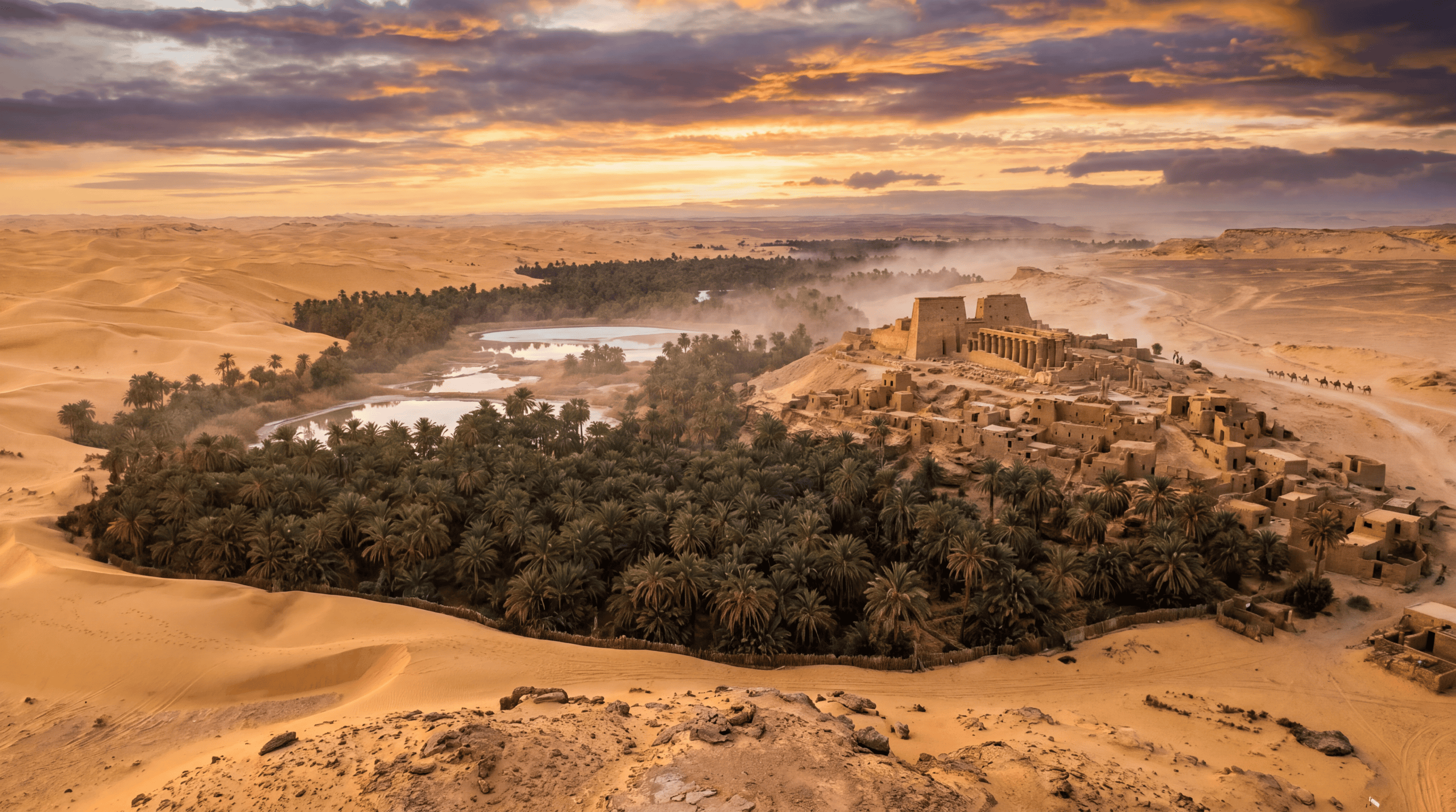 واحة سيوة المصرية الوجهة الغامضة التي قصدها جيش قمبيز