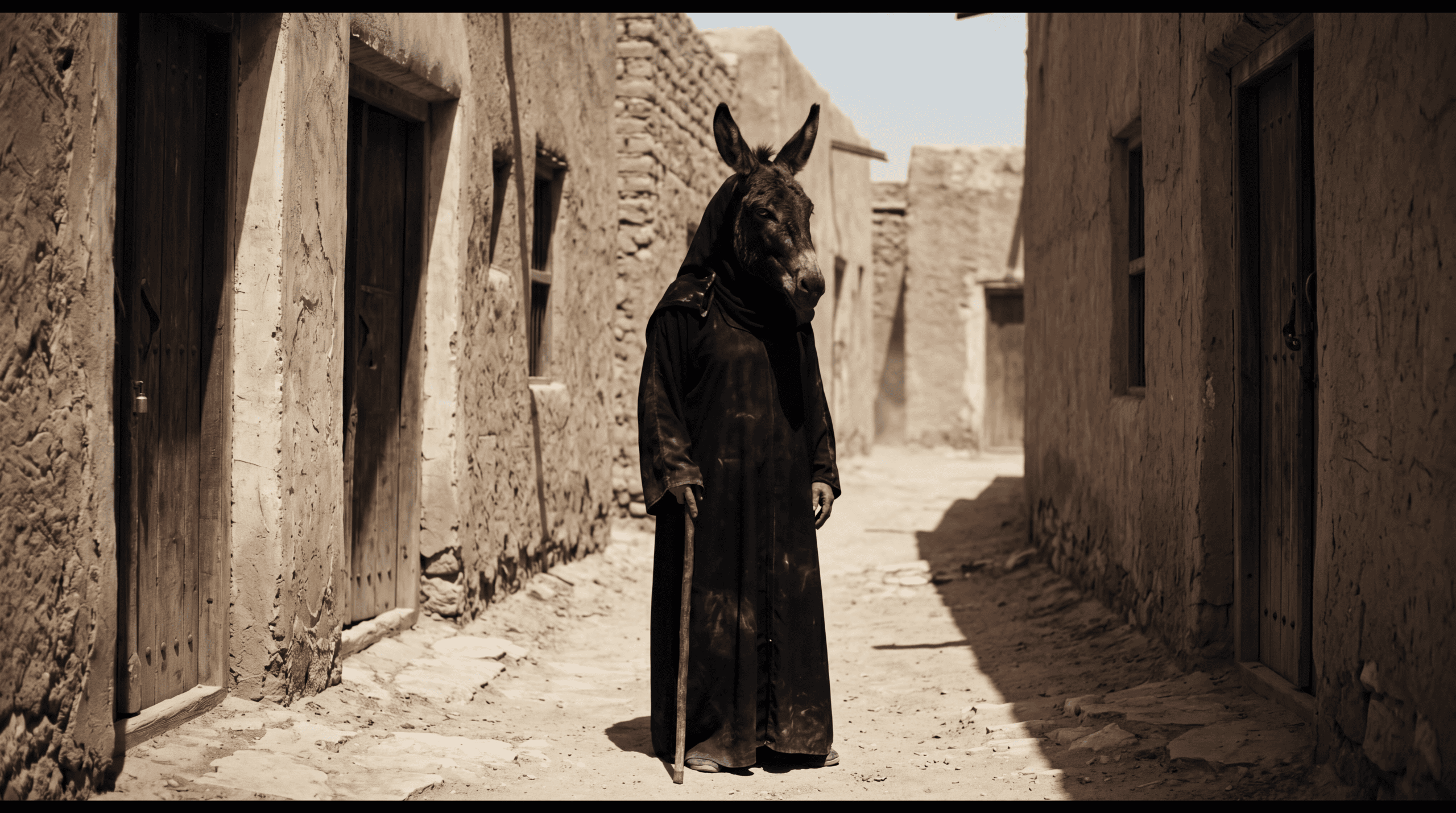 حمارة القايلة كائن خرافي يظهر وقت الظهيرة في زقاق قديم